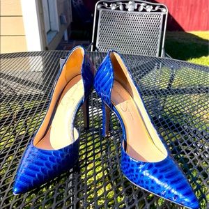 Blue Jessica Simpson heels